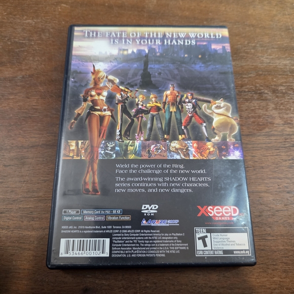 Sony Ps2 Shadow Hearts: From the New World Game Cib - Picture 4 of 4